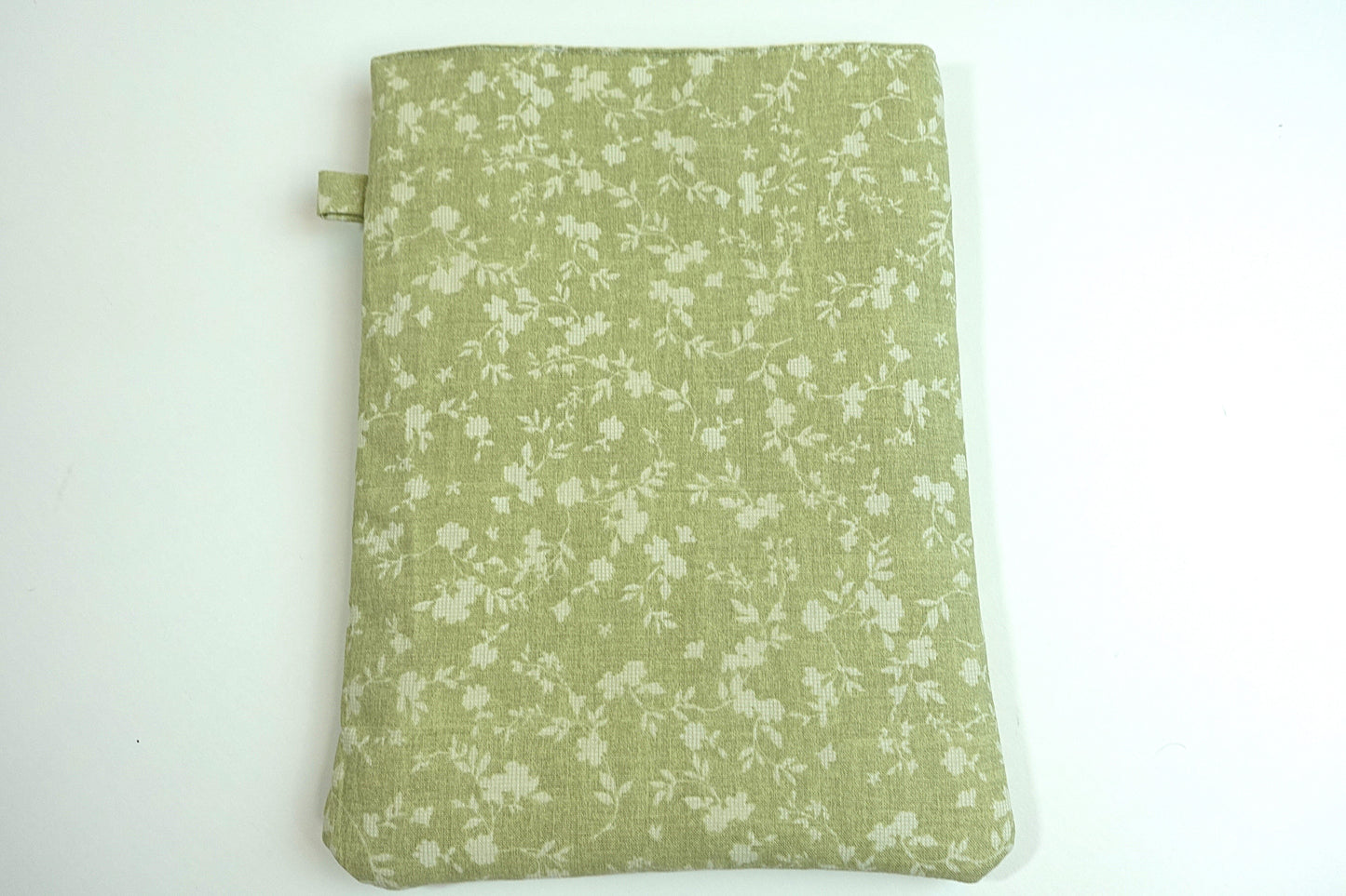 Light Green Floral Book Sleeve