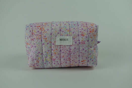 Handmade Makeup Bag - Colorful Florals