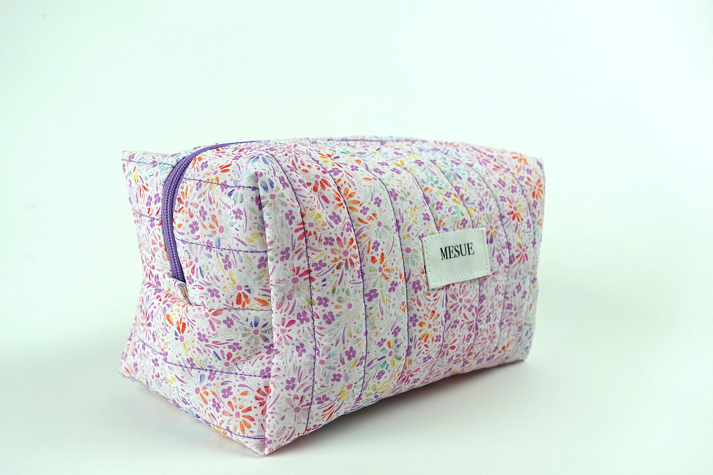 Handmade Makeup Bag - Colorful Florals
