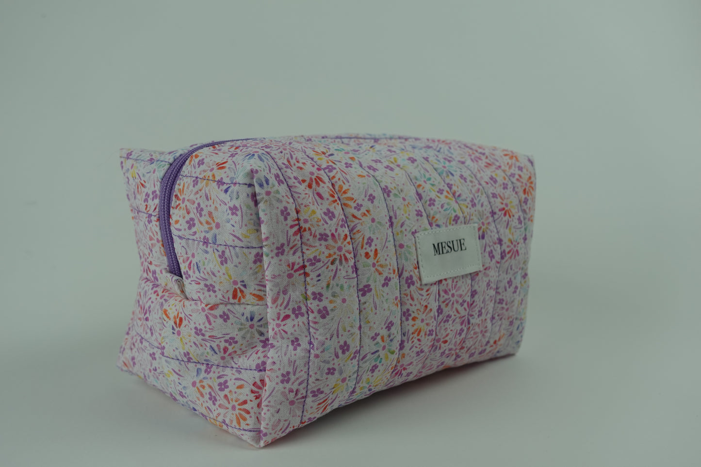 Handmade Makeup Bag - Colorful Florals
