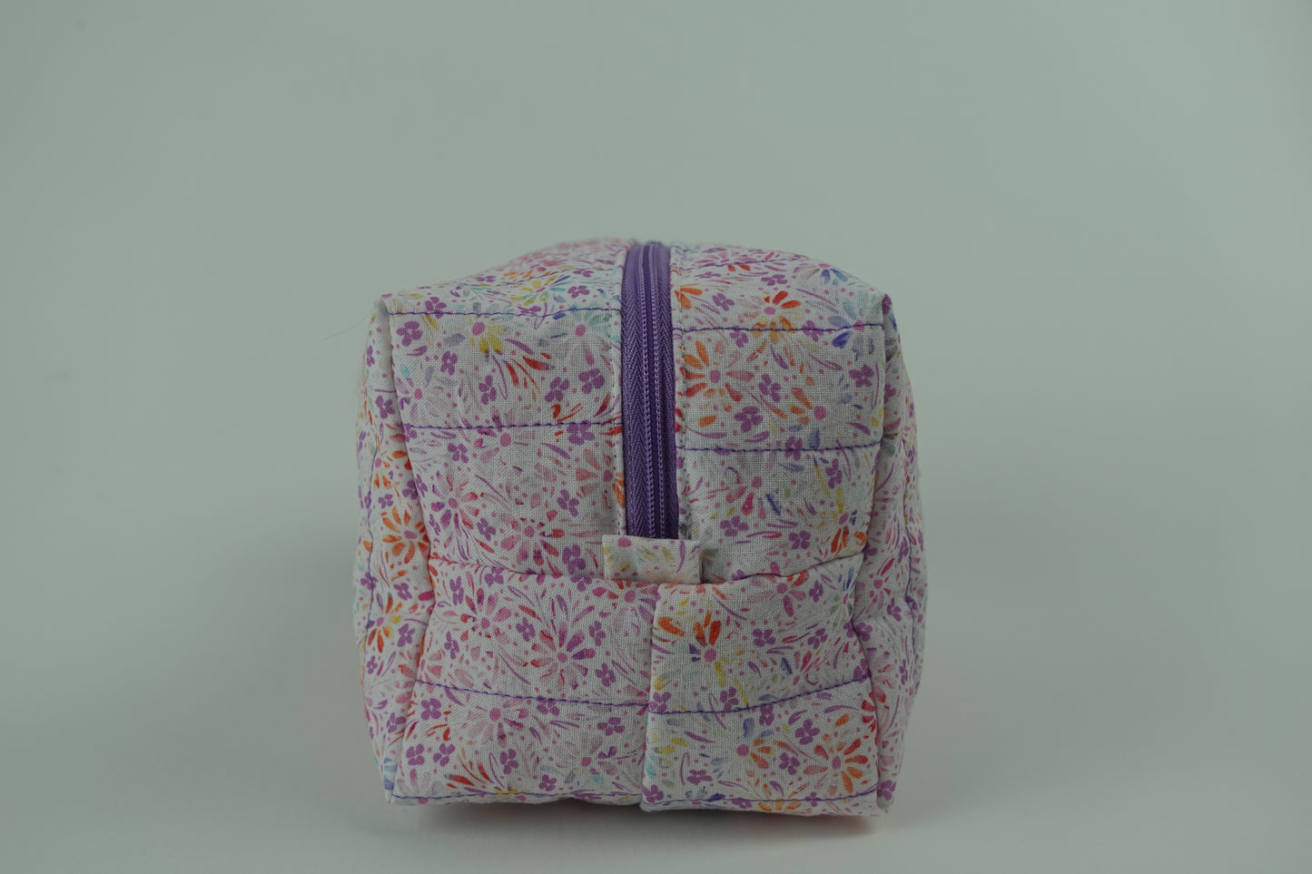 Handmade Makeup Bag - Colorful Florals