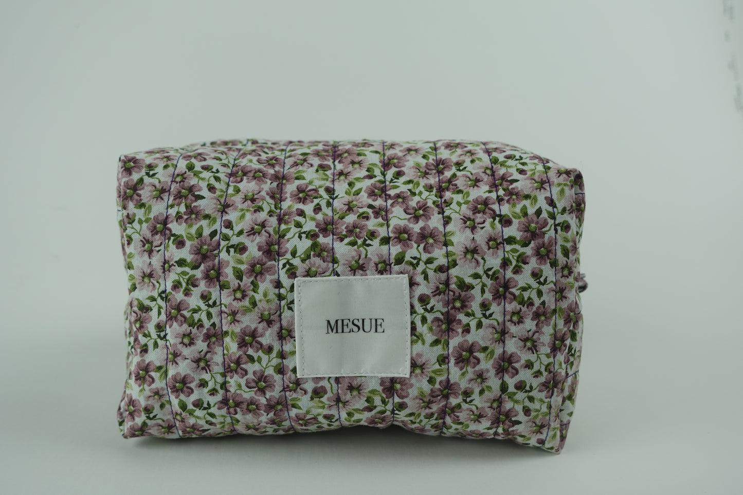 Handmade Makeup Bag - Purple Florals