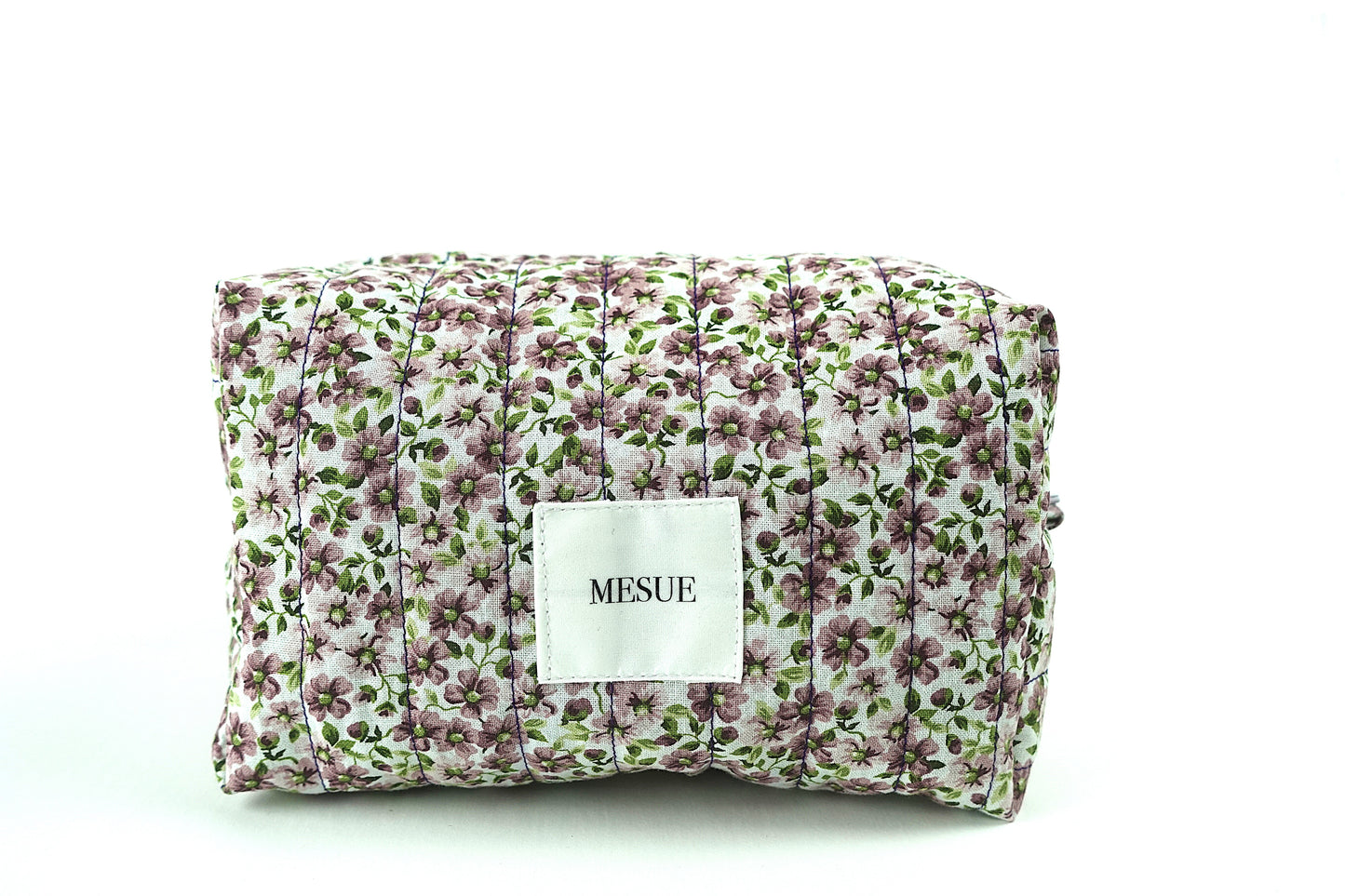 Handmade Makeup Bag - Purple Florals