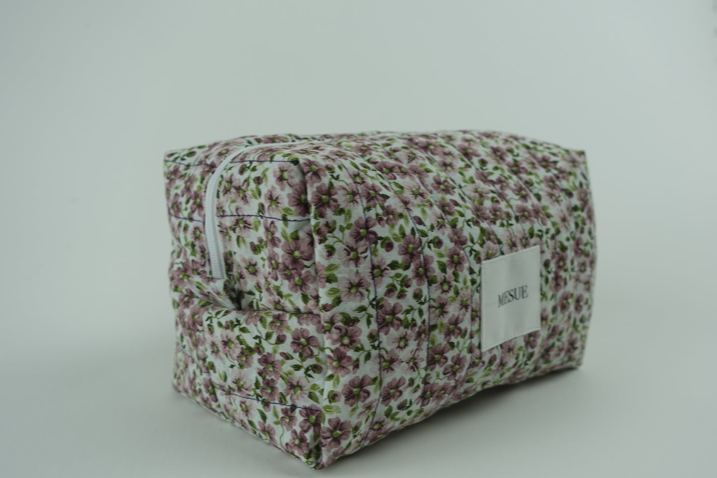 Handmade Makeup Bag - Purple Florals
