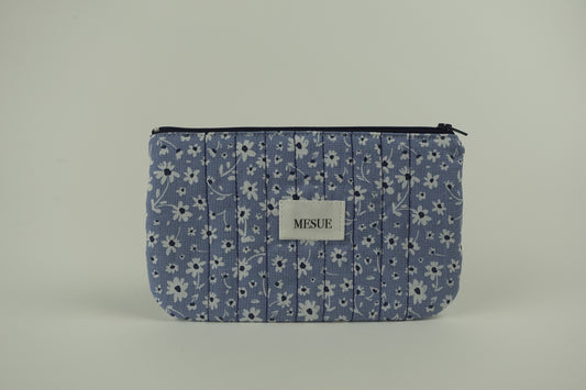 Handmade Pouch bag - Blue (Small)