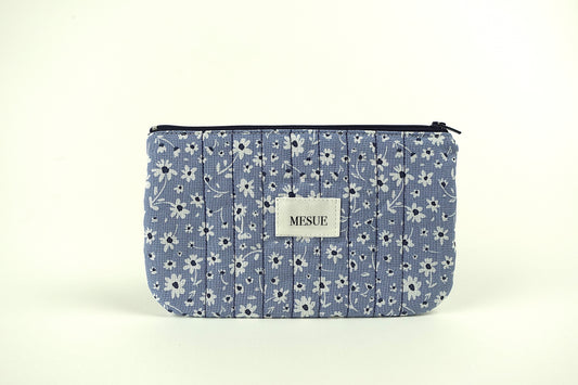 Handmade Pouch bag - Blue (Small)