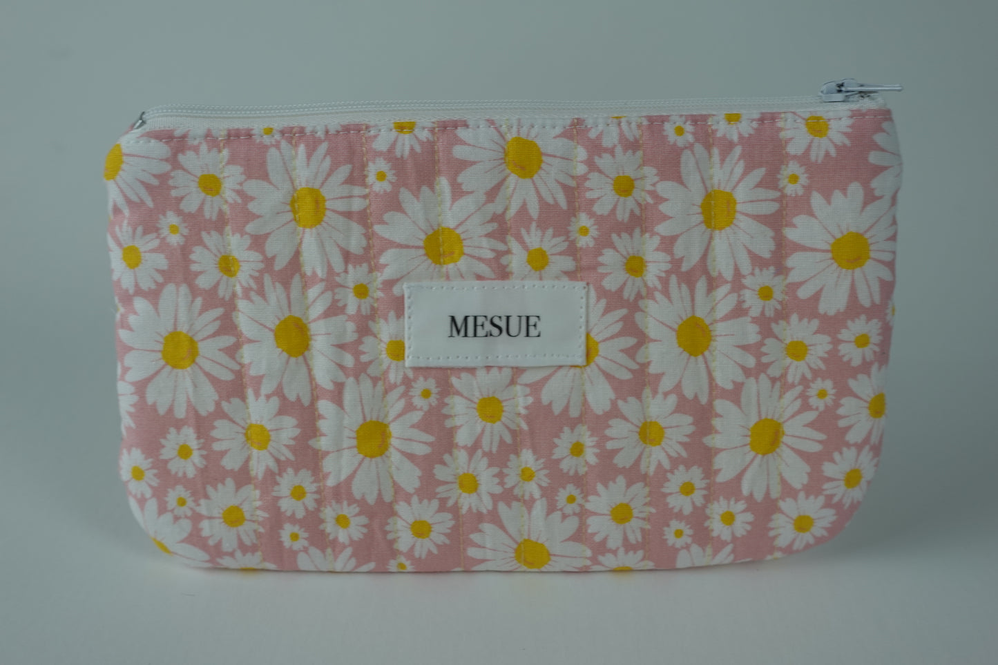 Handmade Pouch bag - Pink Daisy