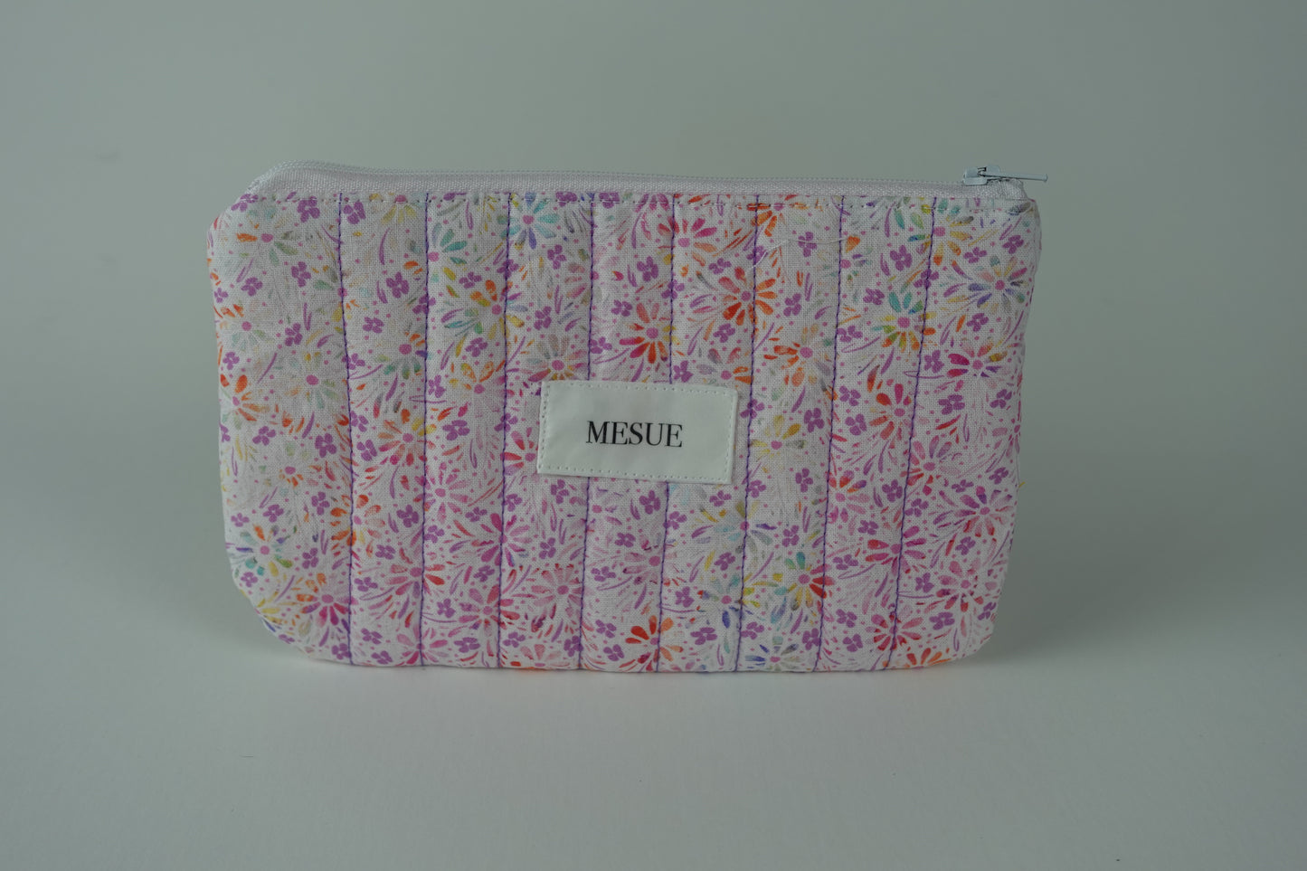 Handmade Pouch bag - Colorful Florals (Small)