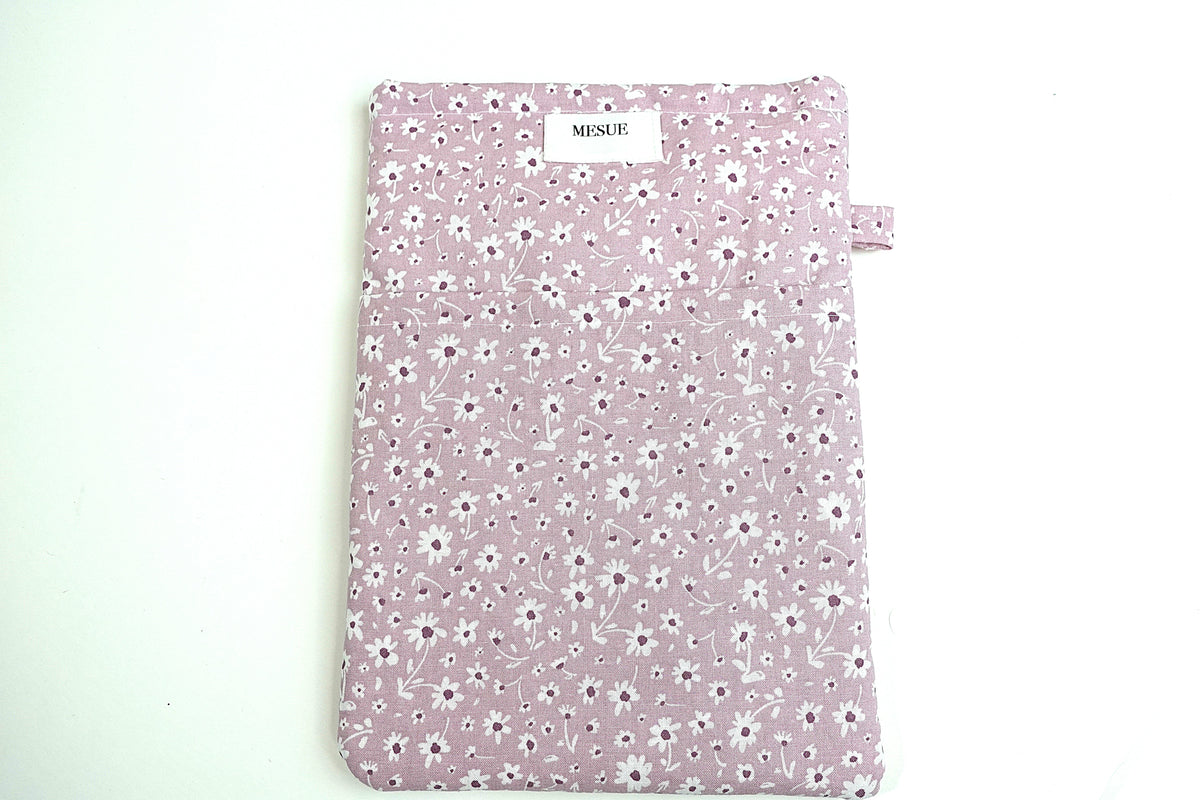Purple Floral Book Sleeve